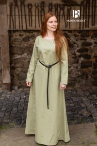 Mittelalter Unterkleid Freya in Frühlingsgrün