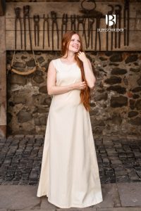 Mittelalter Unterkleid Aveline in Natur