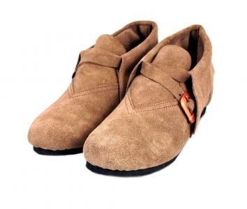 Mittelalter Schuh mit Gesp in Braun