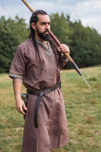 Middeleeuws - Viking Tuniek in Aubergine kleur