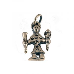 Viking Odin Amulet Hanger Brons