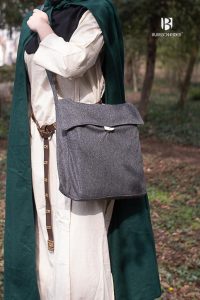 ​​Pilgertasche Vesker von Wolle in Grau