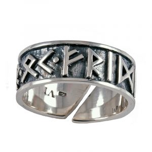 Viking Runen Ring Zilver (925er) Klein