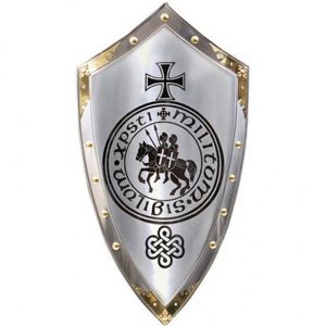 Mittelalterschild der Templer Ritter