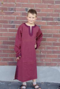 Viking - Middeleeuws Kinder Tuniek Rood