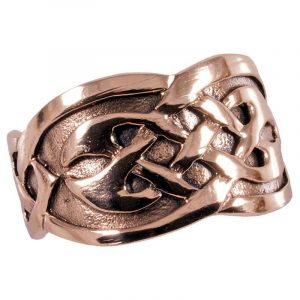 Keltischer Ring in Bronze Klein