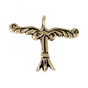 Keltischer Irminsul Anhanger in Bronze