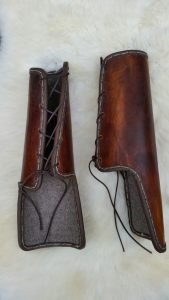 Viking Beenbeschermers van Leder (UITVERKOOP)