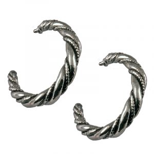 Viking Creool Oorstekers in Zilver (925er)