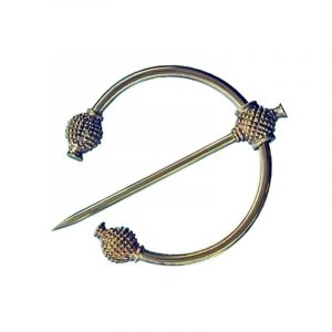 Viking Ierse - Keltische Distel Fibula in Brons