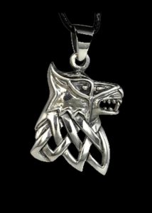 Game of Thrones House of Stark Hanger Zilver