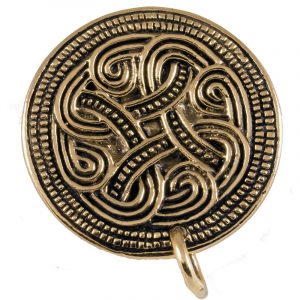 Viking Fibula Gotland in Brons, 600 - 675 na Chr.