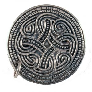 Viking Fibula Gotland in Zilver (925er), 600 - 675 na Chr.