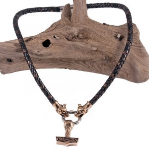 Wikinger Anhanger mit Thorhammer von Bronze