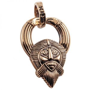 Viking Odin Hanger in Brons