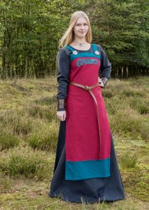 Viking Dames Overkleed in Rood-Blauw