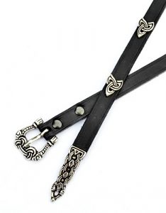 Viking Riem Borrestijl 160 cm in Zwart 1.5 cm