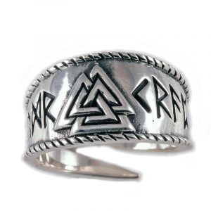 Viking Valknut Ring Zilver (925er) Klein