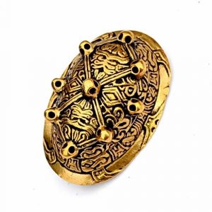 Viking Schildpad Ovaal Fibula in Brons, 9e eeuws (aanbieding)