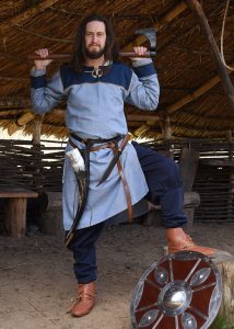 Viking Tuniek, Katoen in Blauw