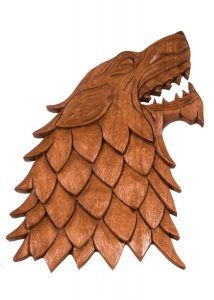 Wikinger Wolf Fenris aus Holz