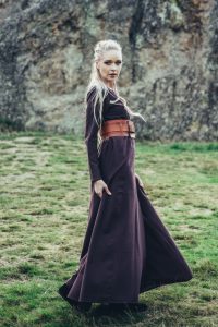 Viking Dames Onderkleed in Bruin