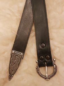 Viking Riem, ca.180 cm lang, 3 cm breed in Zwart