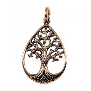 Viking Yggdrasil Levensboom Hanger in Brons