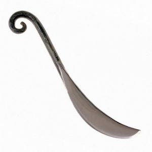 Druiden-Messer mit elegant eingerolltem Griff