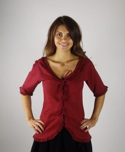 Mittelalterbluse in Rot