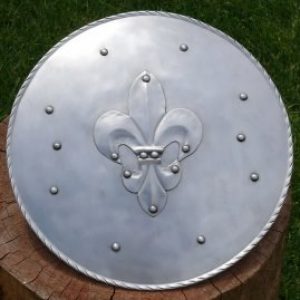 Mittelalter Buckler Fleur-de-Lys