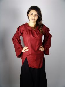 Mittelalterbluse in Rot