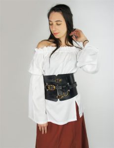 Mittelalterbluse in Weiss