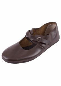 Mittelalter Riemenschuhe mit Schnalle, 1200-1500 n.Chr. ANBIETUNG