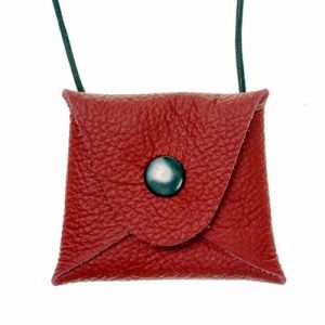 Mini Tasje voor om de hals in Rood