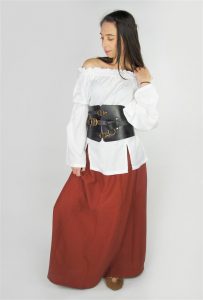 Middeleeuwse Rok in Rood