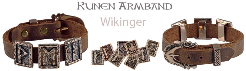 Viking Armband met Runen Stenen