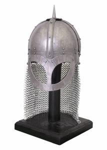 Wikinger-Brillenhelm Gjermundbu-Stil, (550 - 793 n. Chr.), 2 mm Stahl