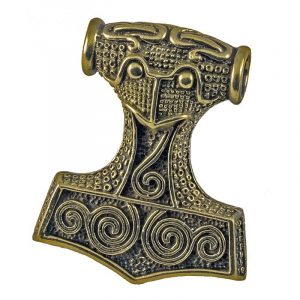 Viking Thor's hamer - Mjölnir Hanger in Brons