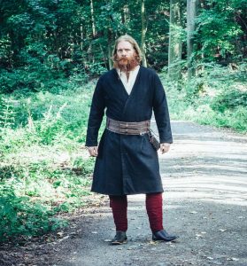 Viking Kaftan, Wol in Zwart