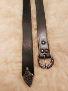 Viking Riem Borrestijl, 9e eeuws a 180 cm in Zwart