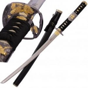 ​Wakizashi Haruto mit schwarzer Scheide