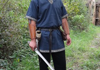 Middeleeuws - Viking Tuniek in Blauw