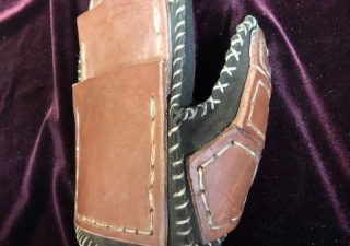 Wikinger Pantzer Handschuhe Leder Links ( Ausverkauf )