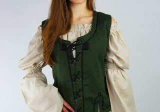 Middeleeuwse Gilet in Groen