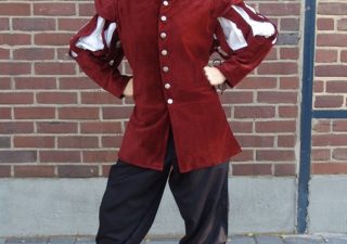 Mittelalter Jacke in Rot