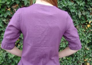 Middeleeuwse Dames Blouse in Lila (uitverkoop)