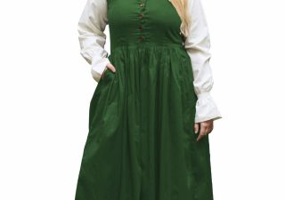 ​Mittelalterkleid / Überkleid, ärmellos in Grün