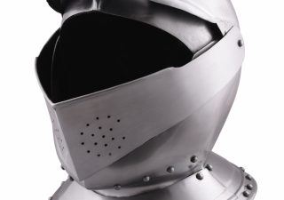 Englischer Geschlossener Helm, Spätmittelalter-/Renaissance-Helm, 1,6 mm Stahl