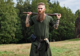 Middeleeuws - Viking Tuniek in Groen